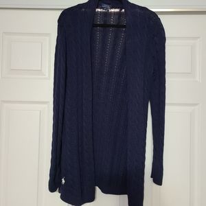 Polo knitted cardigan